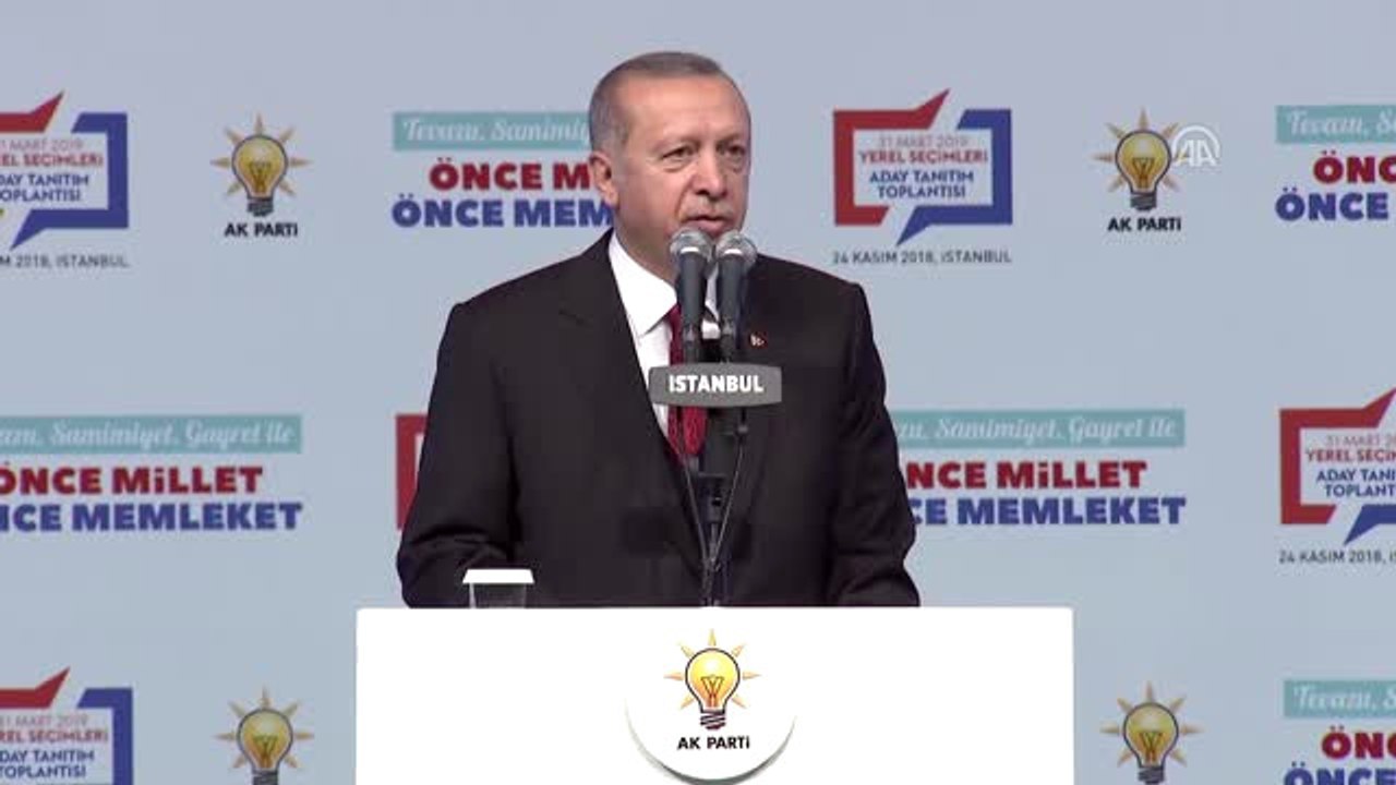 Cumhurbaşkanı Erdoğan - Düzce, Elazığ ve Erzurum Adaylarının Açıklanması