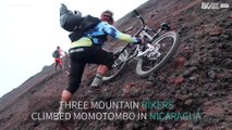 Insane downhill mountain biking on an active volcano