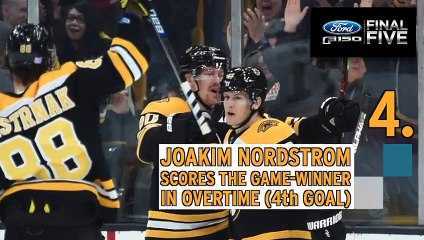 Ford F-150 Final Five Facts: Young Bruins Stay Hot To Stifle Penguins