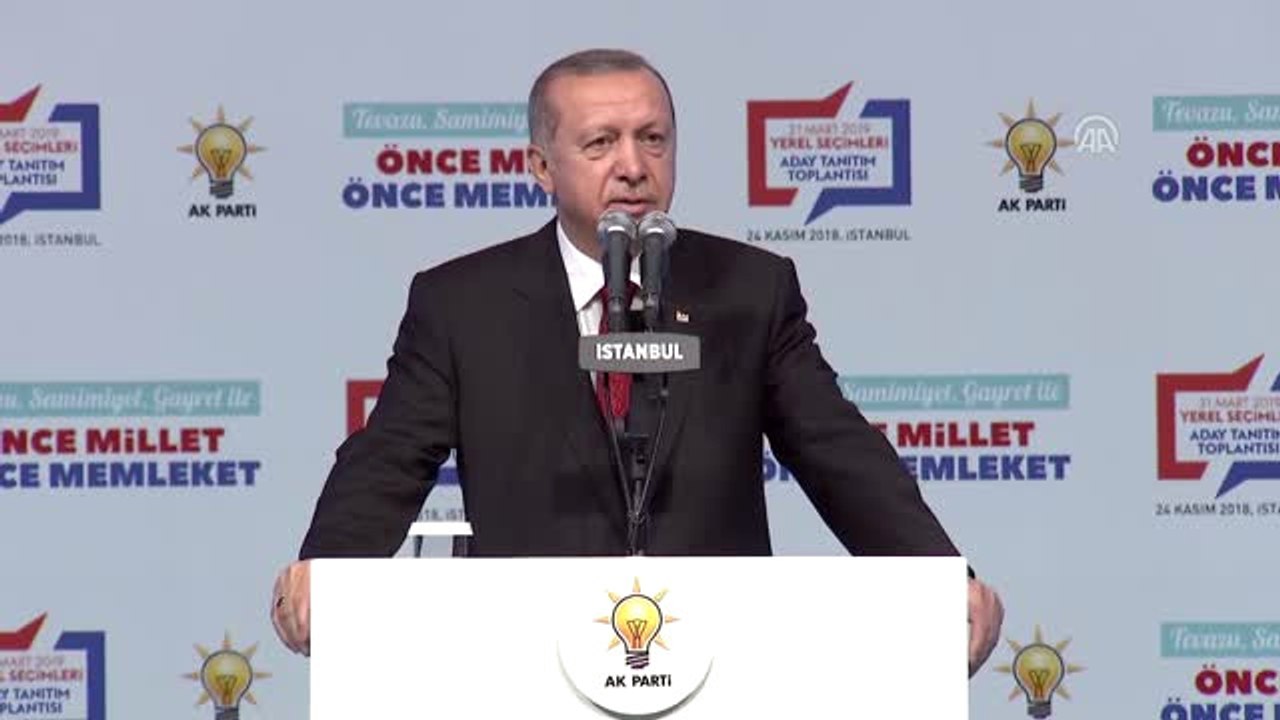 Cumhurbaşkanı Erdoğan - Tekirdağ ve Yalova Adaylarının Açıklanması