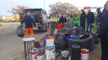 Incredibile ad Andria: volontari recuperano una tonnellata di rifiuti in due ore 