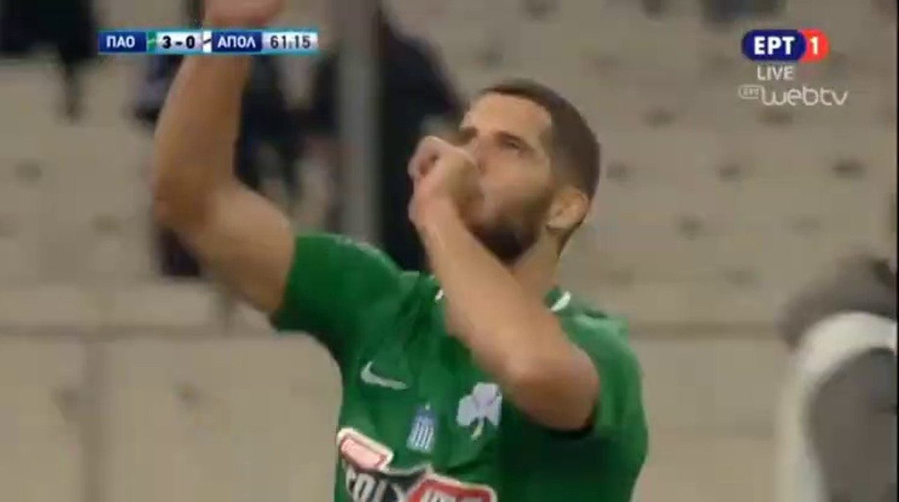 4-0 Emanuel Insua Goal - Panathinaikos vs Apollon Smyrnis 24.01.2018 [HD]