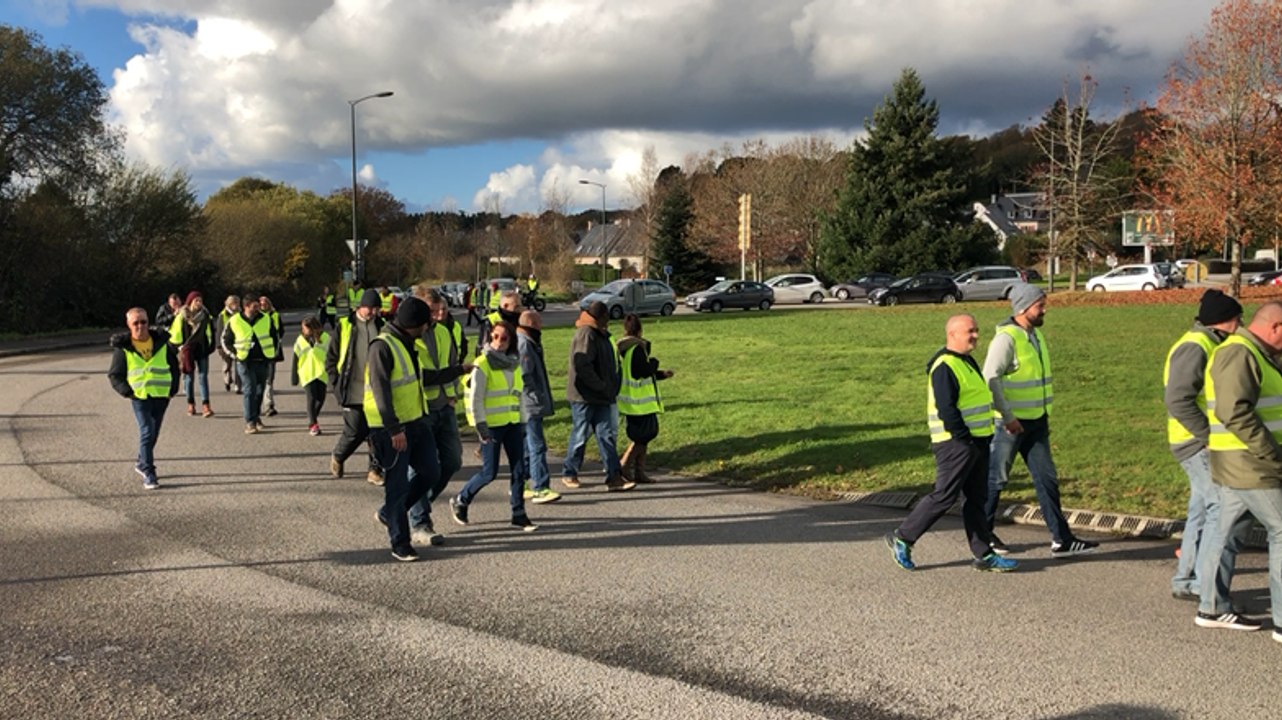 Zones commerciales et préfecture du Finistère