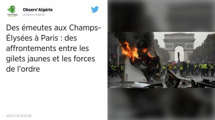 Gilets jaunes : 81 000 manifestants dans toute la France cet après-midi, dont 8 000 à Paris.