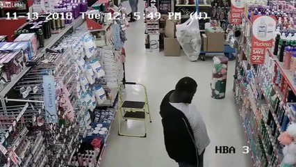 Voleur... il embarque 17 gels douches au supermarché !
