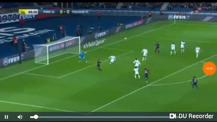 Edison Cavani super goal PSG vs Toulouse 1-0