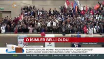 İşte AK Parti'nin adayları