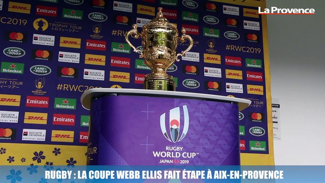 Rugby : la Coupe Webb Ellis fait étape à Aix-en-Provence