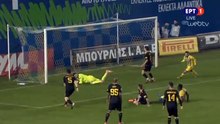1-0 Uroš Ćosić Own Goal and Willyan off-side - Panetolikos vs AEK - 24.11.2018 [HD]