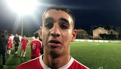 GAMBARDELLA U19 – Nassim HEROUAL réagit après la qualification du FC LYON contre l’US BRIOUDE