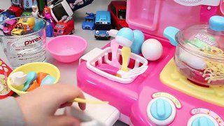 Cooking Noodle Ramen Kitchen Toy Velcro Cutting Learn Fruits Surprise Eggs Toys