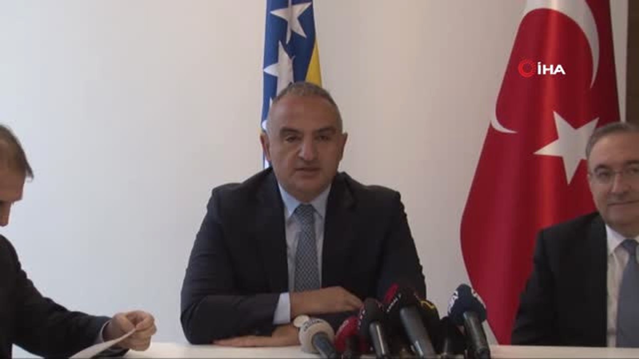 Kültür ve Turizm Bakanı Ersoy Saraybosna'da- Kültür ve Turizm Bakanı Ersoy: - "Bosna Hersek'in,...