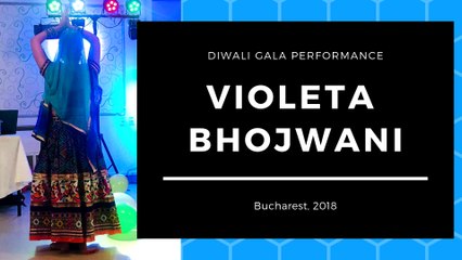 Bhojwani Violeta performing at Diwali Gala 2018 - Goomar (Padmaavat) & Radha on the Dance Floor (Student of the Year)