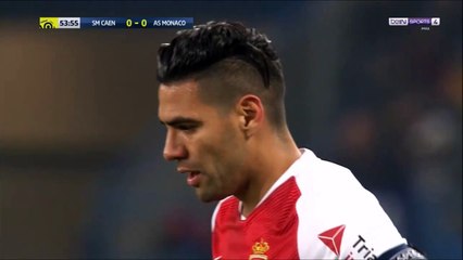 Radamel Falcao free kick goal vs Caen (0-1)