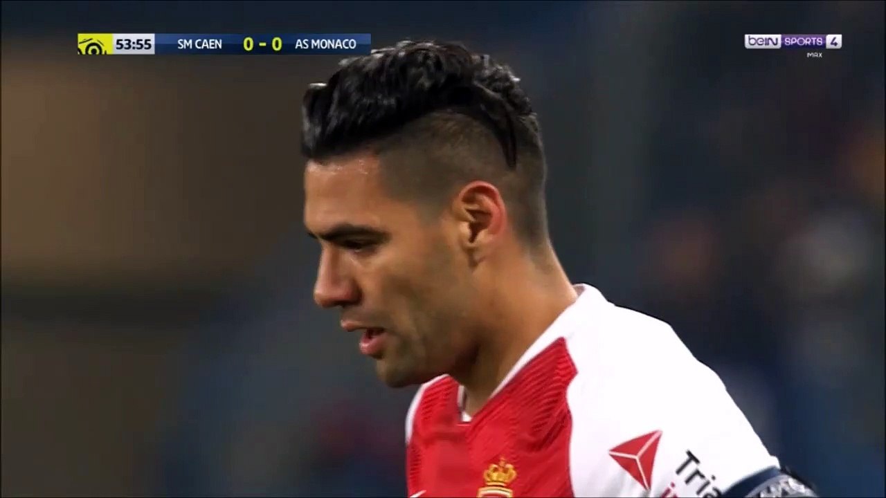Radamel Falcao free kick goal vs Caen (0-1)