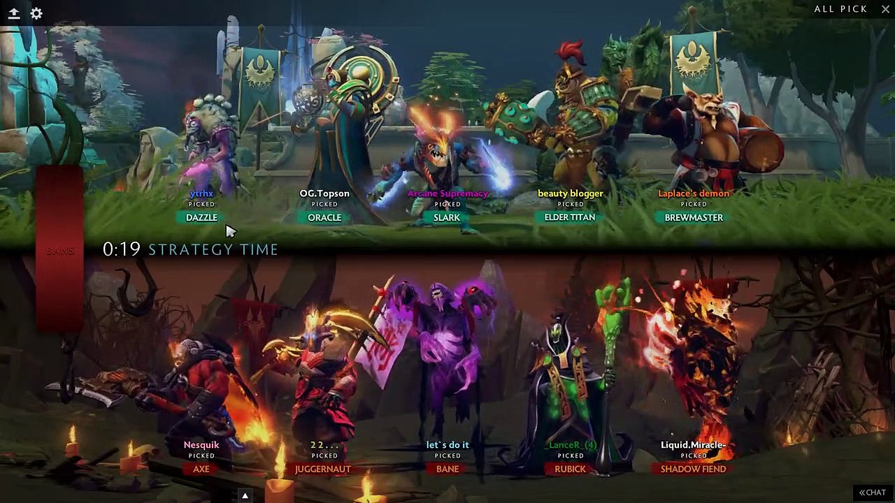 TI7 Winner Miracle vs TI8 Winner Topson Meet For The First Time On New Patch 7.2 dota 2
