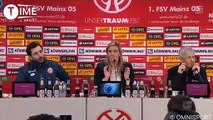 Lucien Favre muss wegen Feueralarm erschrocken die Pressekonferenz räumen