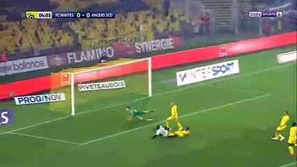 Nantes - Angers  Buts résumé (1-1)