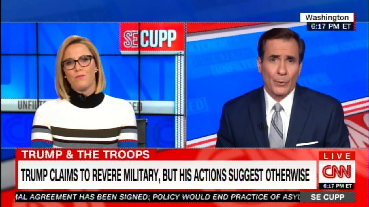 S E Cupp speaks on Donald Trump to revere military, but his actions suggest otherwise. @secupp #News #CNN USNews #DonaldTrump