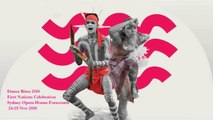 Dance Rites 2018 1- 21 , The Gathering, Native American, Jumbaal Dreaming, Pakana Kenaplila, Thikkabilla Vibration,  URAB Dancers. Djirri  Djirri,  Nunukul Yuggera, Muggera, Electric Fields band (in Order), Sydney Opera House Forecourt, 24 Nov 18