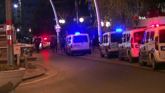 Avusturya Büyükelçiliği önünde silah sesleri