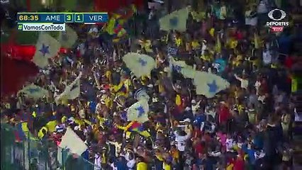 Renato Ibarra Goal  - Club América vs Veracruz 4-1