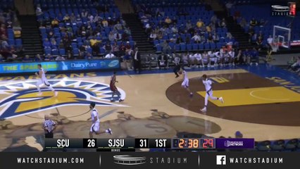 Santa Clara vs. San Jose State Basketball Highlights (2018-19)