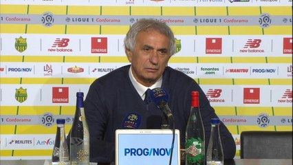 14e j. - Halilhodzic : "Je ne peux que les complimenter"