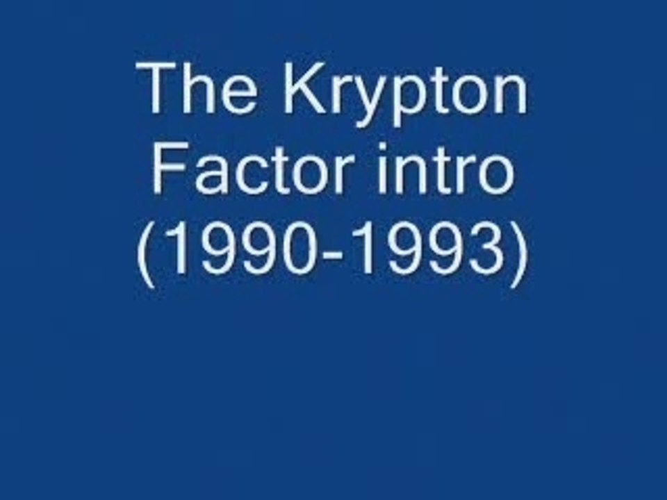 The Krypton Factor Intros From 1989/1990