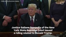 Judge Rejects Notion That President Donald Trump Cannot Be Sued