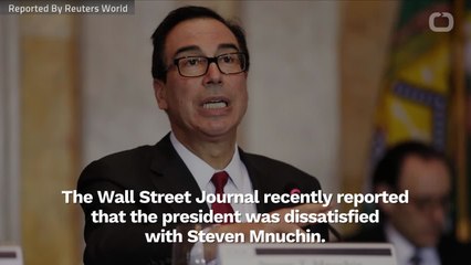 Trump Shuts Down Claims Of Dissatisfaction With Steven mnuchin