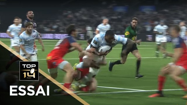 TOP 14 - Essai Virimi VAKATAWA 1 (R92) - Racing 92 - Grenoble - J10 - Saison 2018/2019
