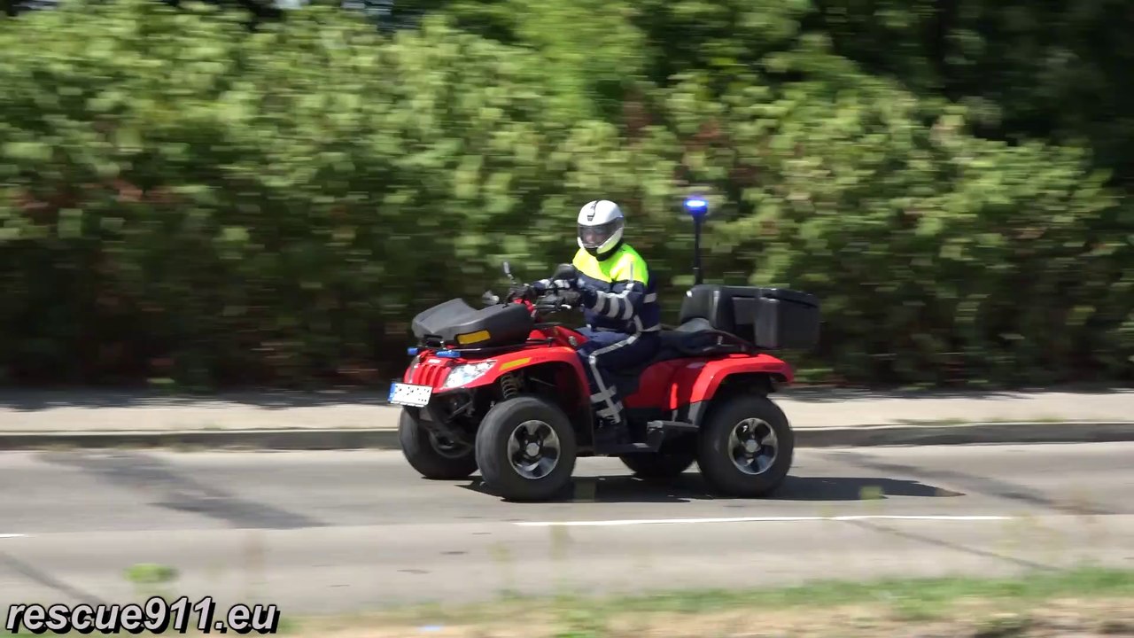 [Brandenburg] Einsatzfahrten zum Waldbrand nach Fichtenwalde