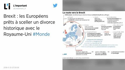 Brexit. Les Européens prêts à sceller aujourd’hui un divorce historique avec le Royaume-Uni