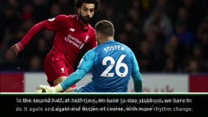 كرة قدم: الدوري الإنكليزي: هدفانا الثاني والثالث أمام واتفورد محطّ إعجابي- كلوب