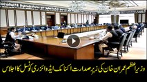 PM Imran Khan chairs economic advisory council meeting