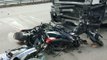 One killed, six hurt after trailer rams into bikers convoy on NSE