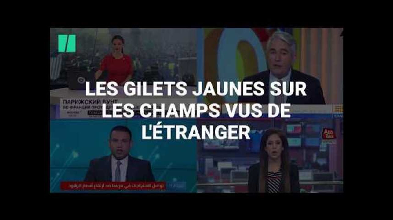 Gilets jaunes: les images du chaos sur les Champs-Élysées ont fait le tour du monde