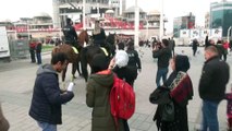 ‘Atlı Birlikler’ Taksim Meydanı’nda boy gösterdi