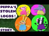 Peppa Pig Stolen Play Doh Logos Game with Thomas and Friends Tom Moss and Paw Patrol, A Fun Hide and Seek Game Toy Story for kids