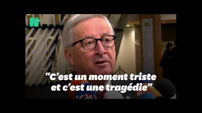 La signature de l'accord sur le Brexit est une tragédie selon Juncker