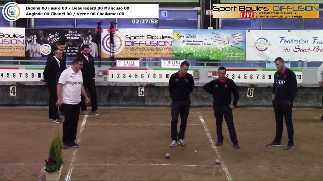 Barrages , quatrième étape du Super 16 masulin, saison 2018-2019, La Motte-Servolex 2018