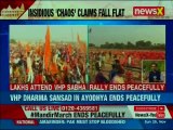 VHP Dharma sansad in Ayodhya ends peacefully, saints demand full land for Ram Mandir