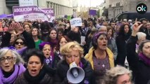 Manifestación contra la violencia machista en Madrid