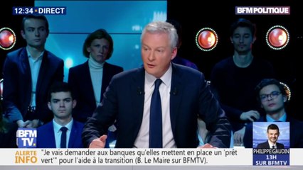 Bruno Le Maire estime qu'il "faut donner la parole à ceux qui ne l'ont pas"