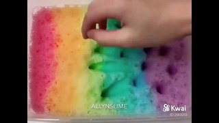 Bubbly slime - satisfying slime ASMR video compilation