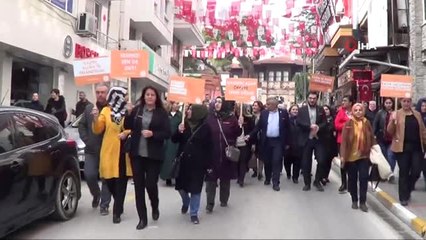 Ak Partili Kadınlar Kadına Şiddete Karşı Yürüdü