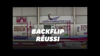 Avec son saut arrière incroyable, ce gymnaste a battu un record