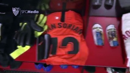 Sevilla- Valladolid: Así está el vestuario sevillista antes del partido