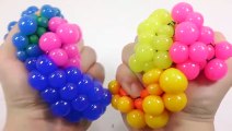 DIY How to Make 'Colors Puzzle Heart Mlik Gummy Pudding' Learn Colors Slime Squishy Stress Ball